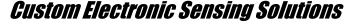 Custom Electronic Sensing Solutions